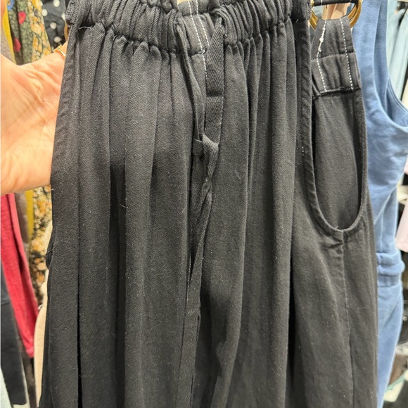 Free People Black Maxi Dress with Gold Ring Details - Picture 6 of 8